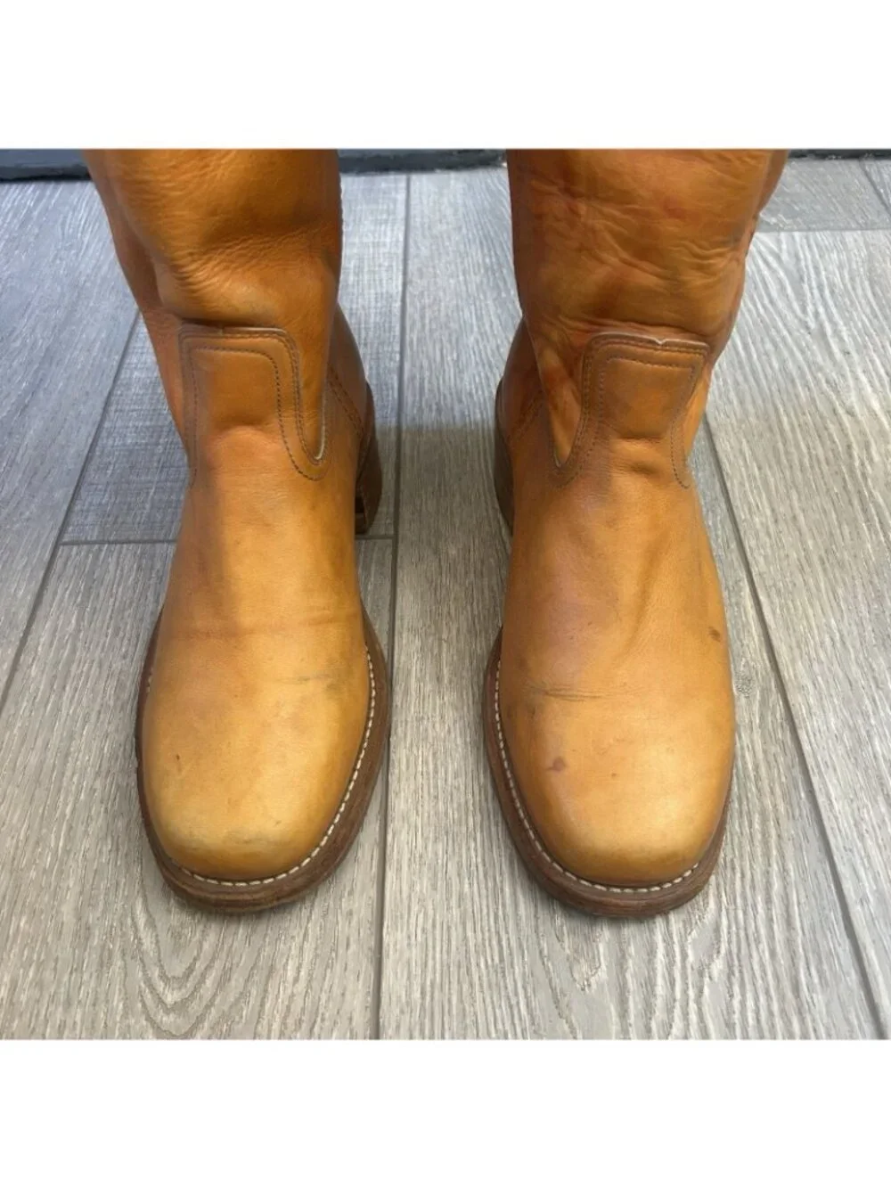 Frye White Label Tall Campus Boots Mens 10 M